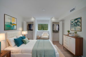 Virtually staged bonus room illustrating utility as an additional guest suite or styled den.
