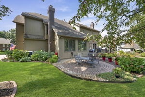 Back of Home and Landscaping