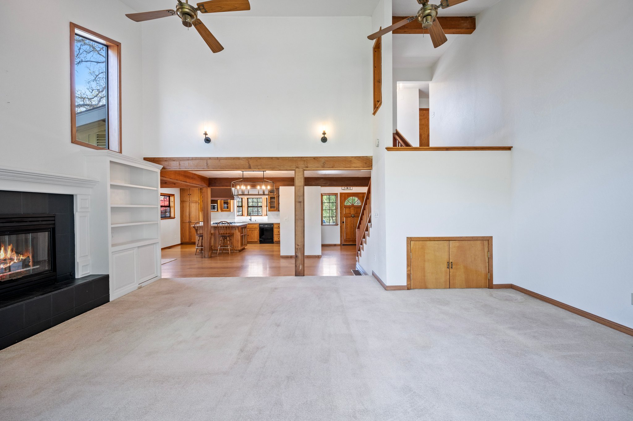 Viewing the Dining area from Living Room