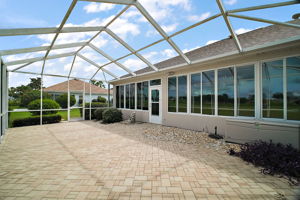 Expansive Screen Porch with Golf Course Views
