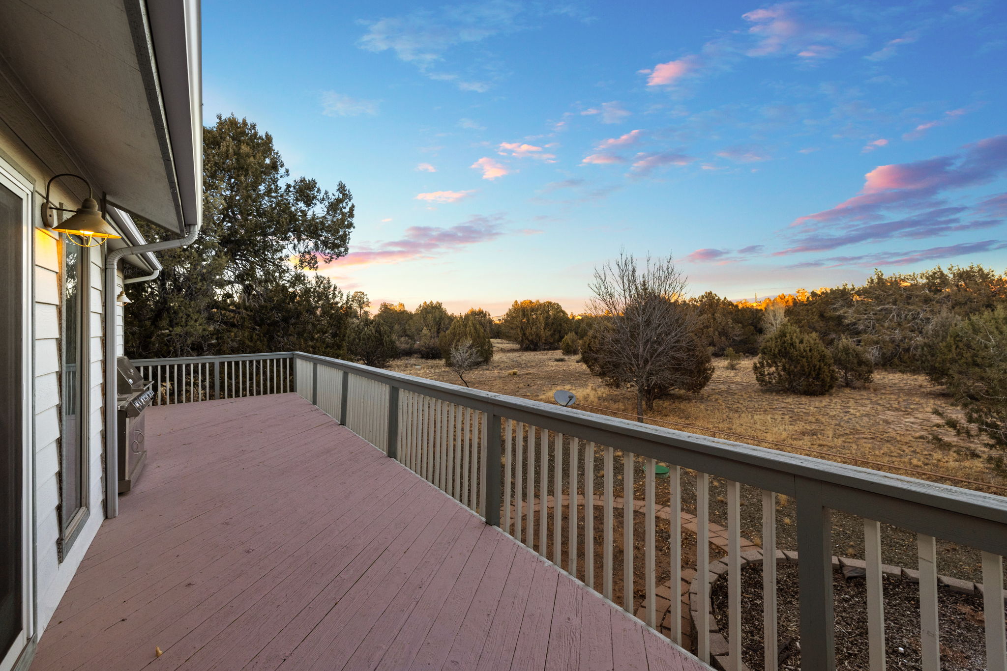 Back Deck at Sunset