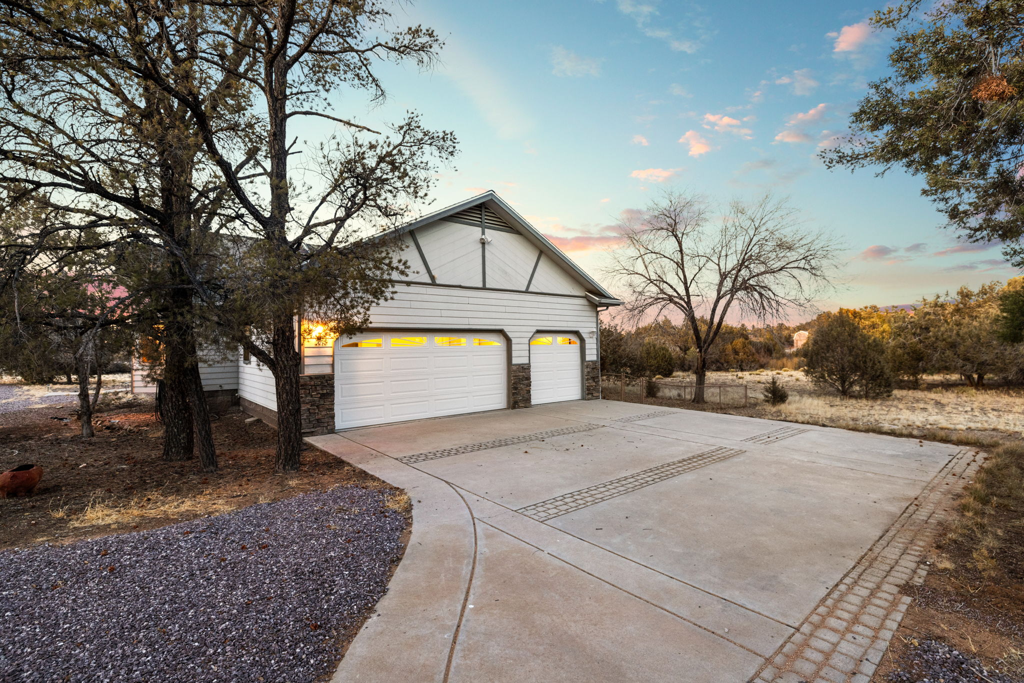 3 Car Garage Driveway