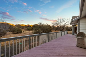 Back Deck at Sunset