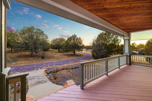 Enjoy wildlife/sunsets on your front porch