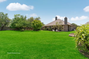 Backyard Virtually Staged Grass