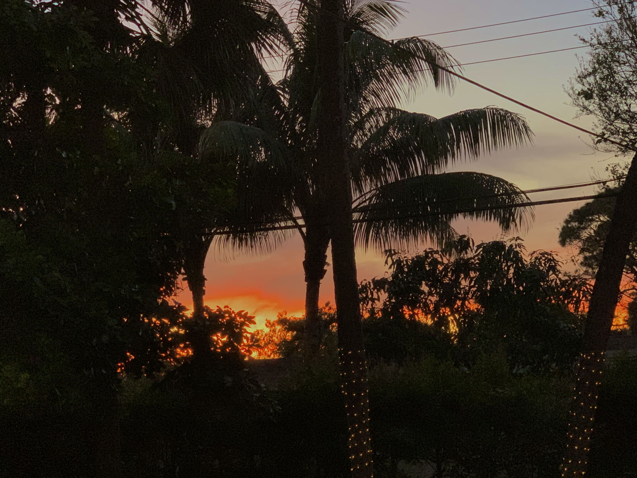 Sunsets on the patio!