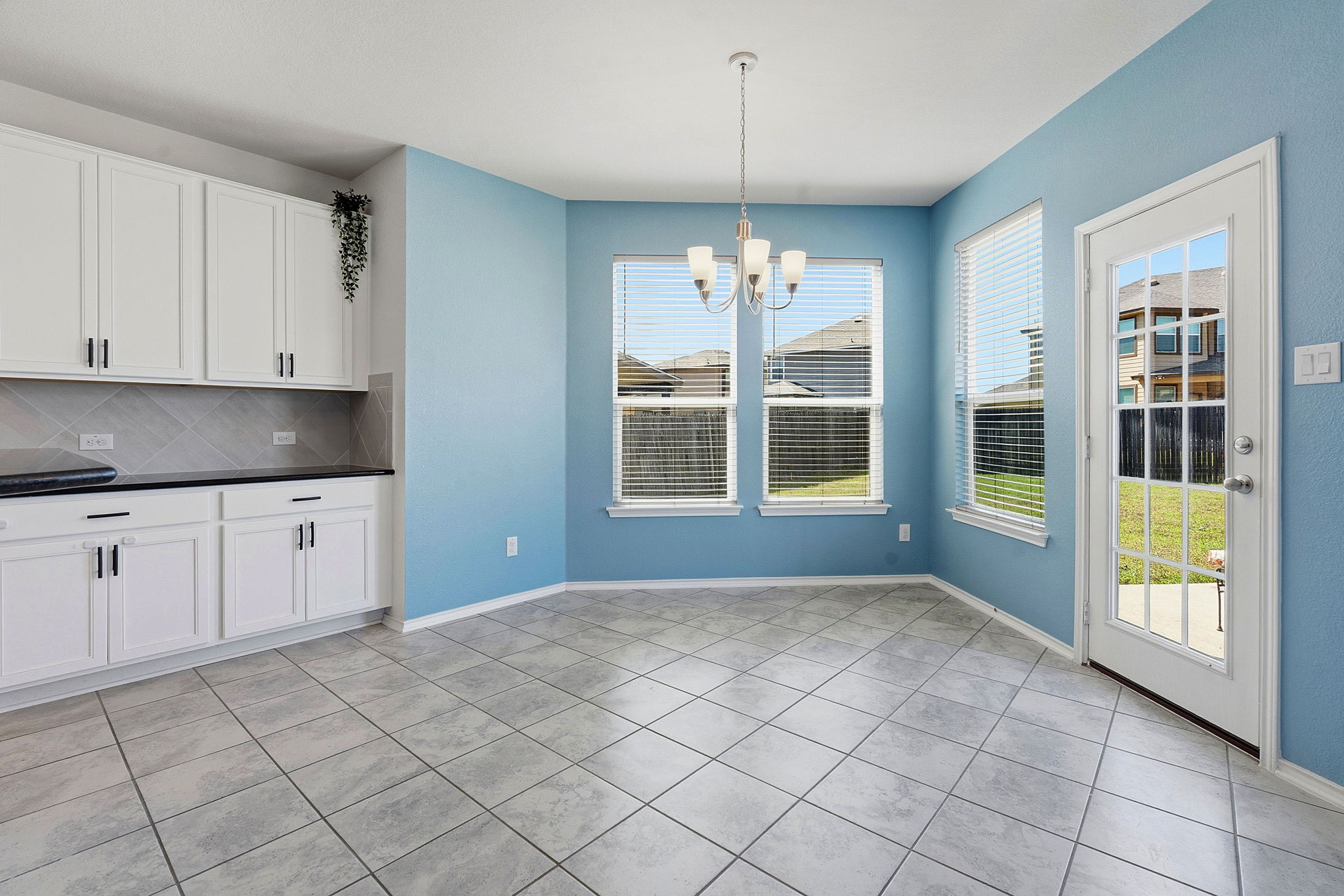 Plenty of natural light through out the house.