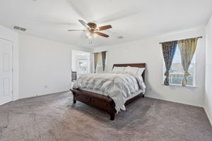 It continues into a sitting area.