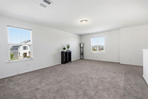 Upstairs, a huge loft!