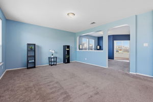 Downstairs living area.