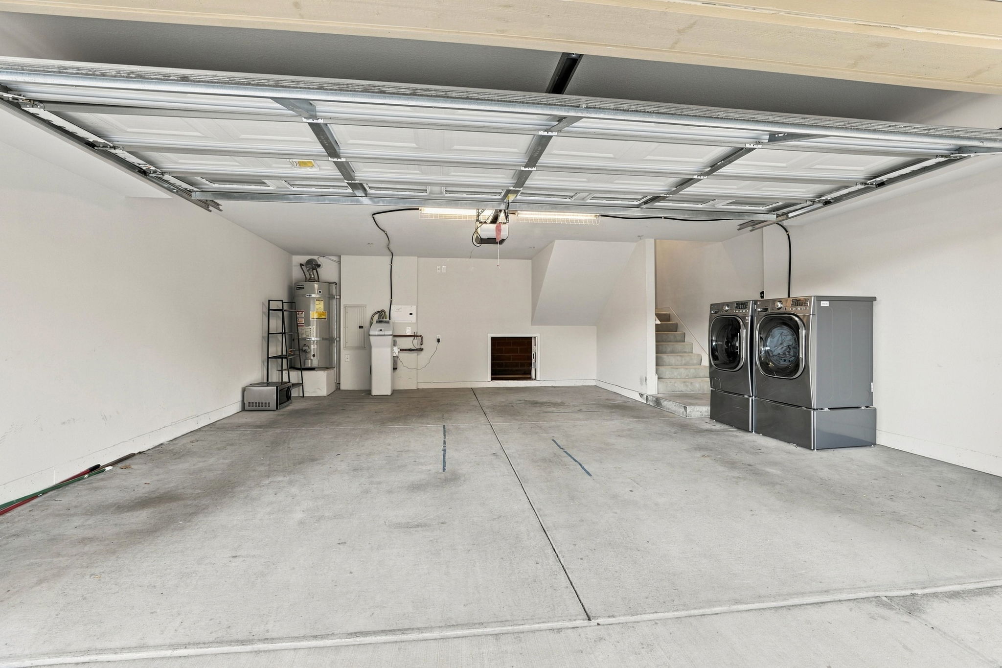 Two Car Garage with storage access