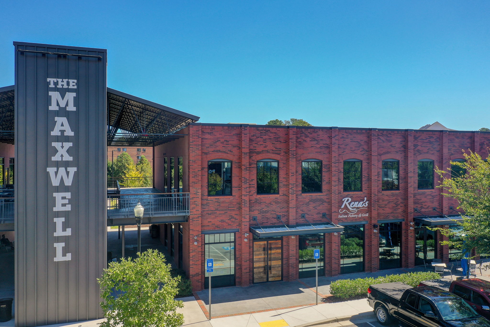 32 Aerial Downtown Alpharetta Shoppes H