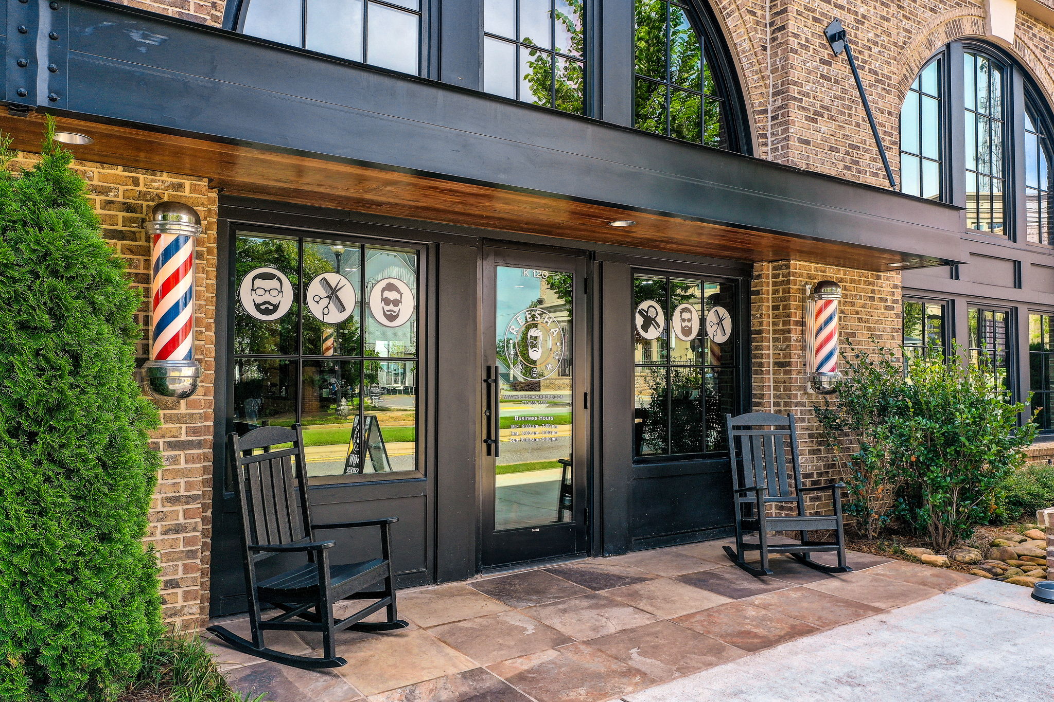 56 Aerial Reesha Barber Shop