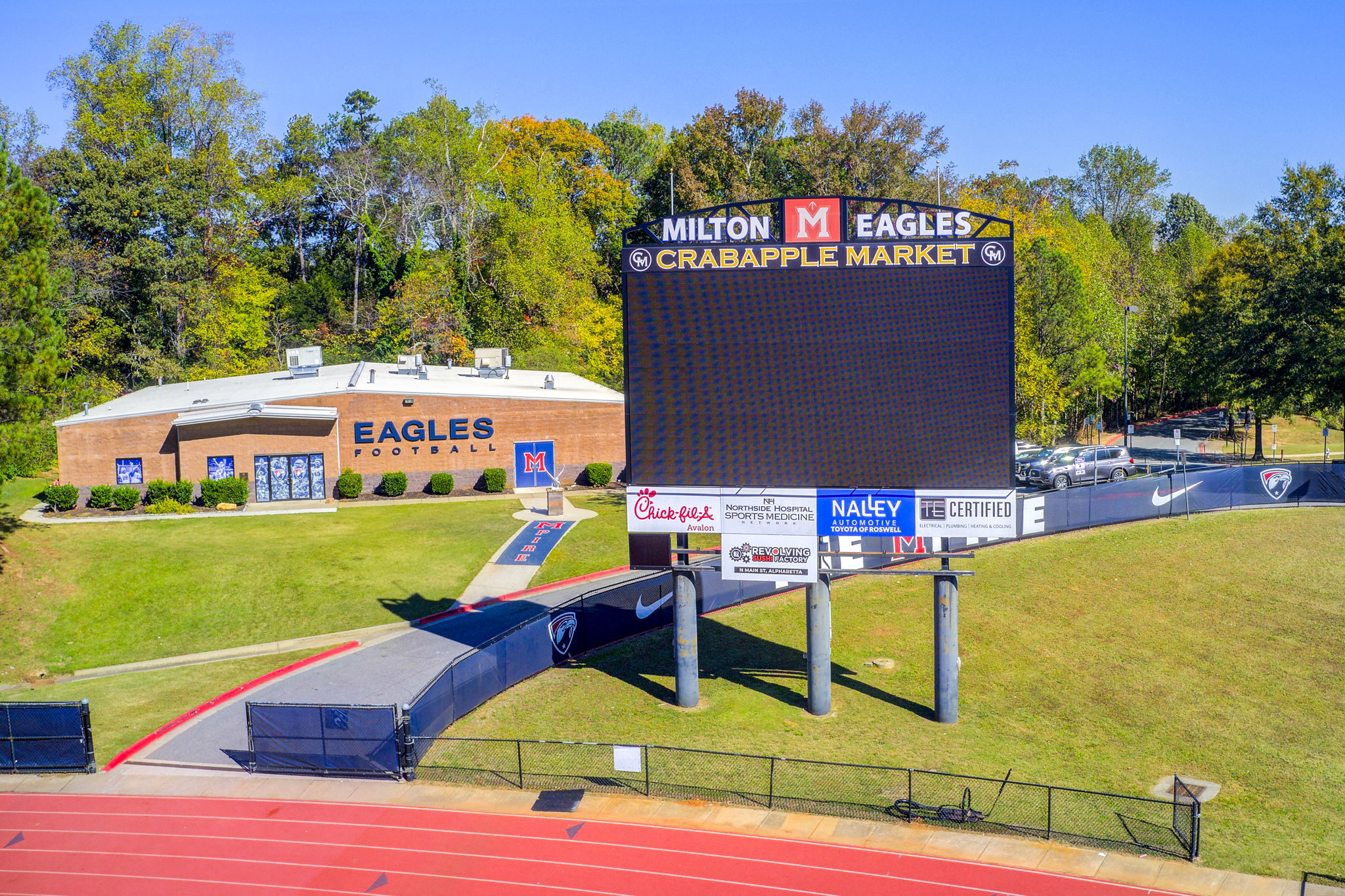 65 Aerial Nearby Milton High School C