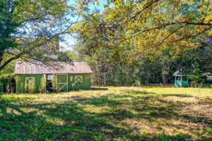 4 Aerial Back Yard w Shed + Well