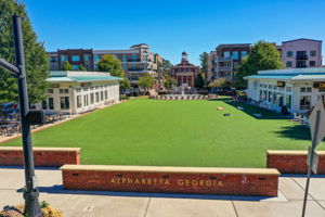 13 Aerial Downtown Alpharetta Greenspace