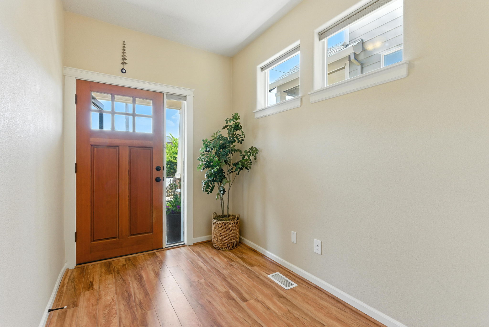High Ceilings and Windows to let the light in