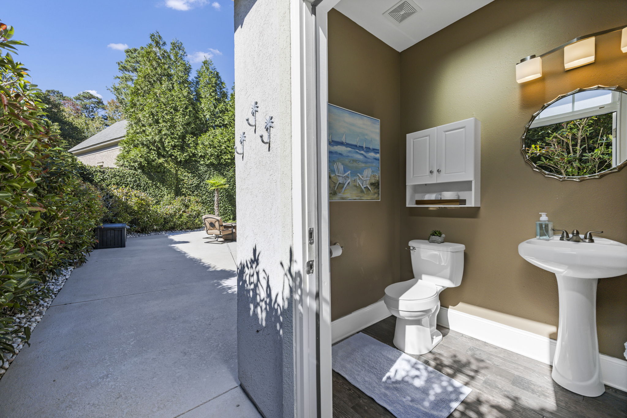 pool bath - has skylight too!