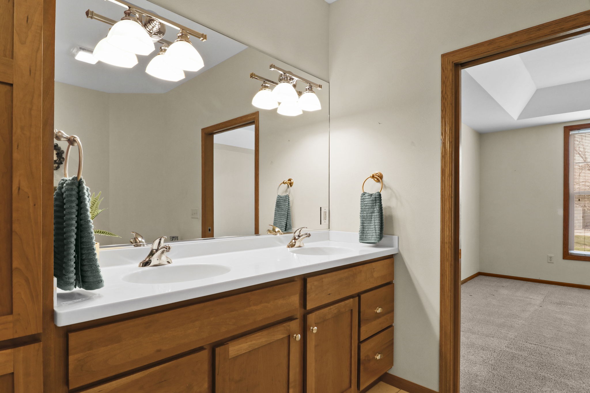 Primary Double Vanity