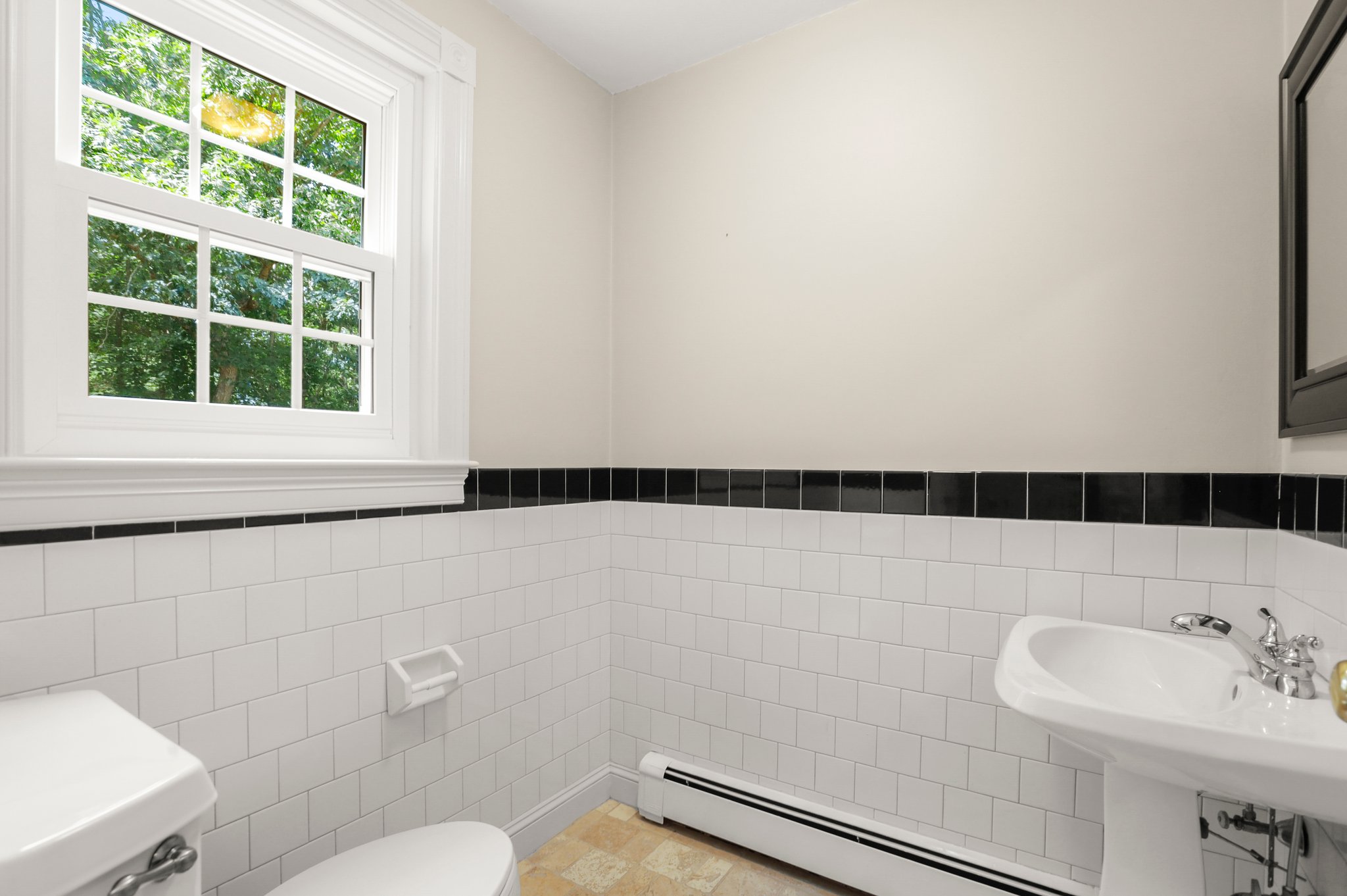 Powder Room in Mudroom Area