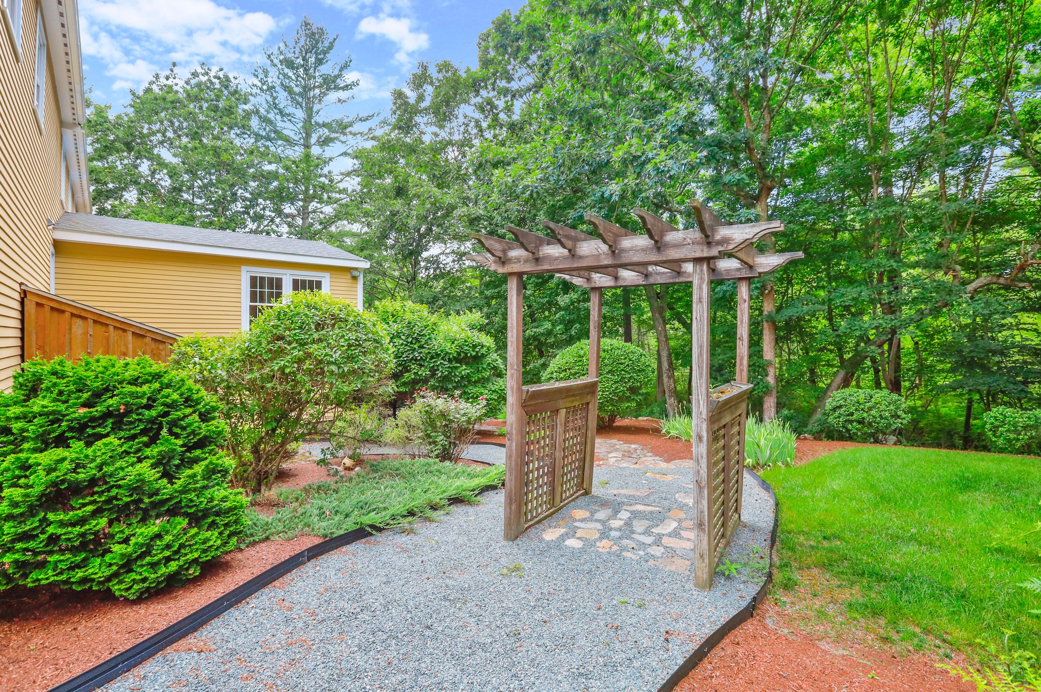 Pergola and Side Yard