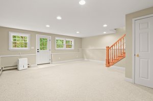 Walk-Out LL Playroom w/open staircase to Living Room