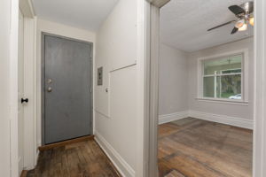 2nd exit from unit 2 to common hallway
