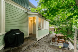 Front porch to unit 1
