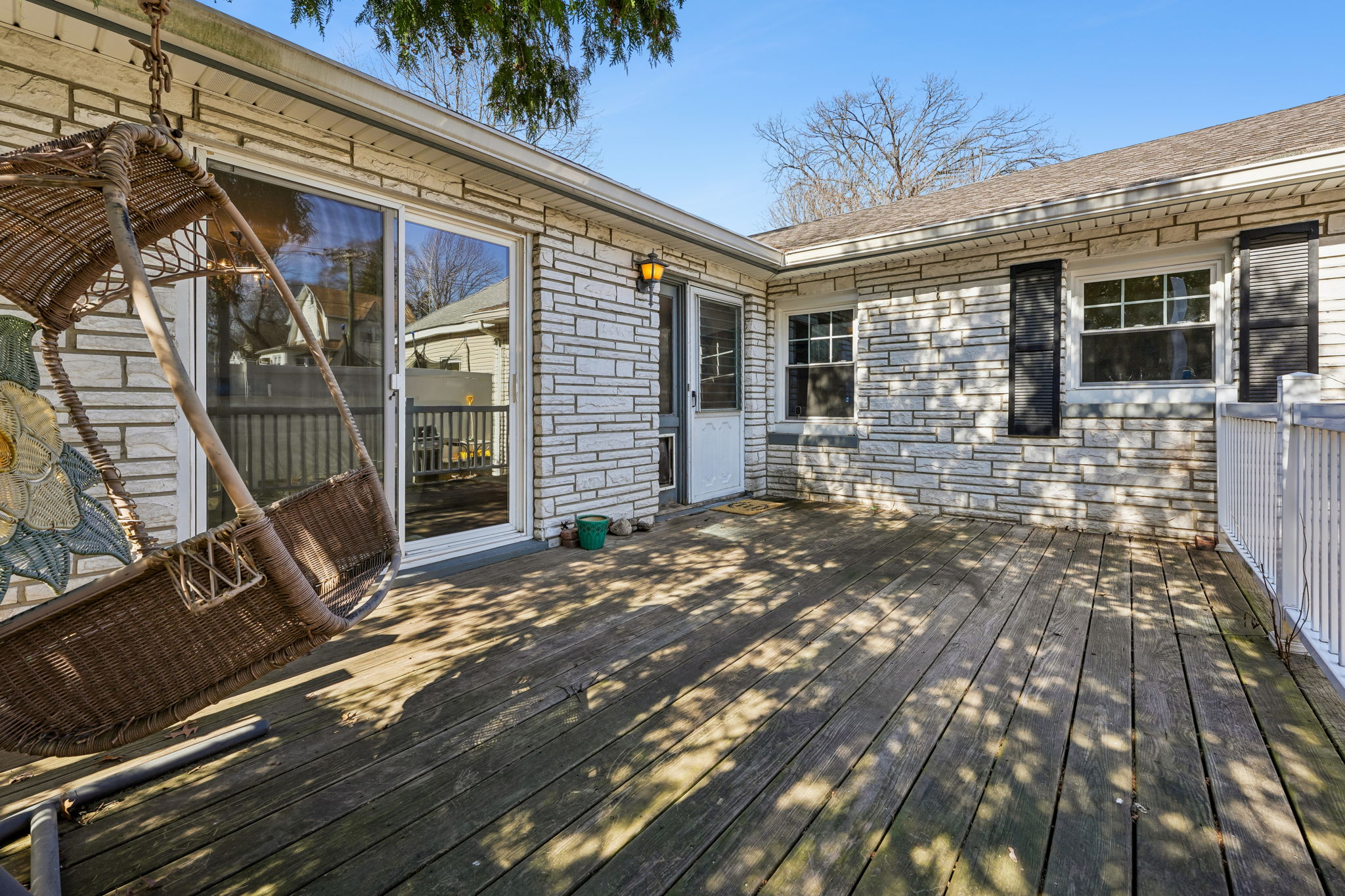 Deck and Front Entrance