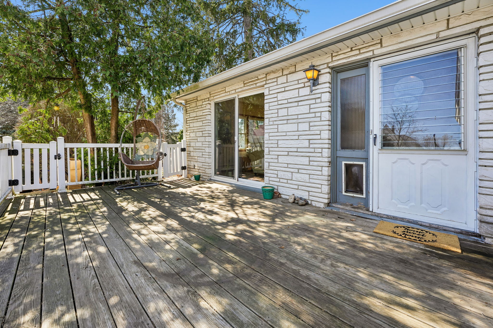 Deck and Front Entrance