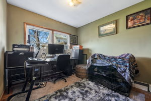 Bedroom used as office