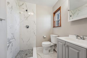 Primary Full Bath with Walk In Stall Shower