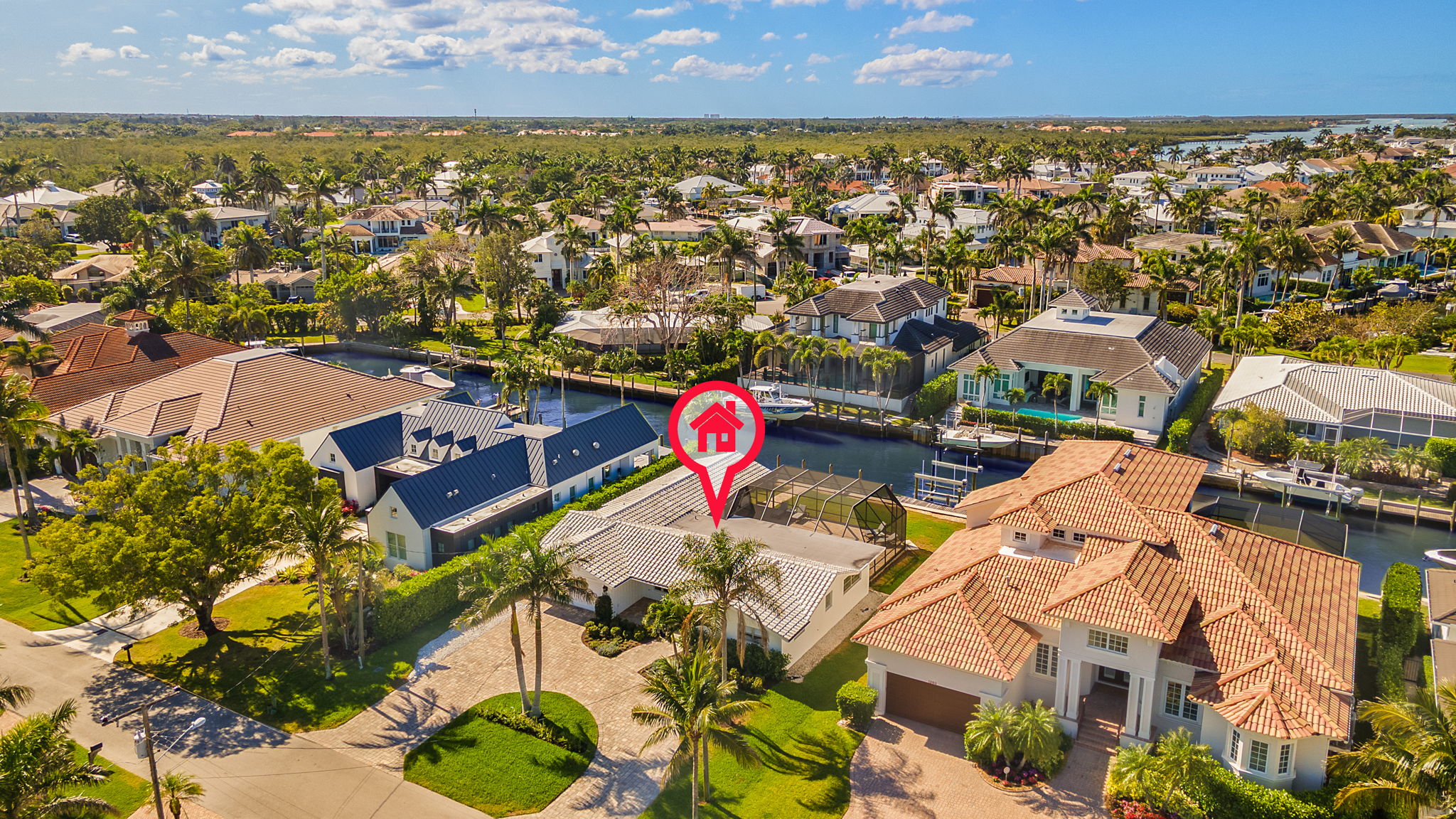 Aerial Front Exterior 3-marker