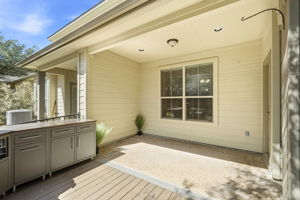 Back Deck and Covered Patio