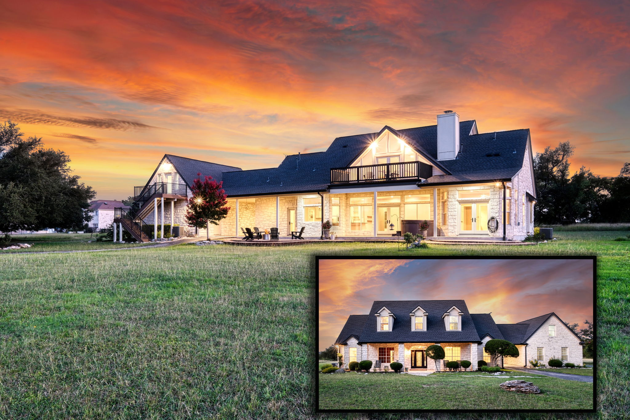 Front and Back of Home