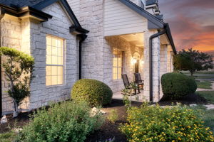 Side View of Front Porch