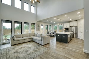 Living/Kitchen/Eating Area