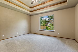 Master Bedroom Ensuite with Trey Ceiling