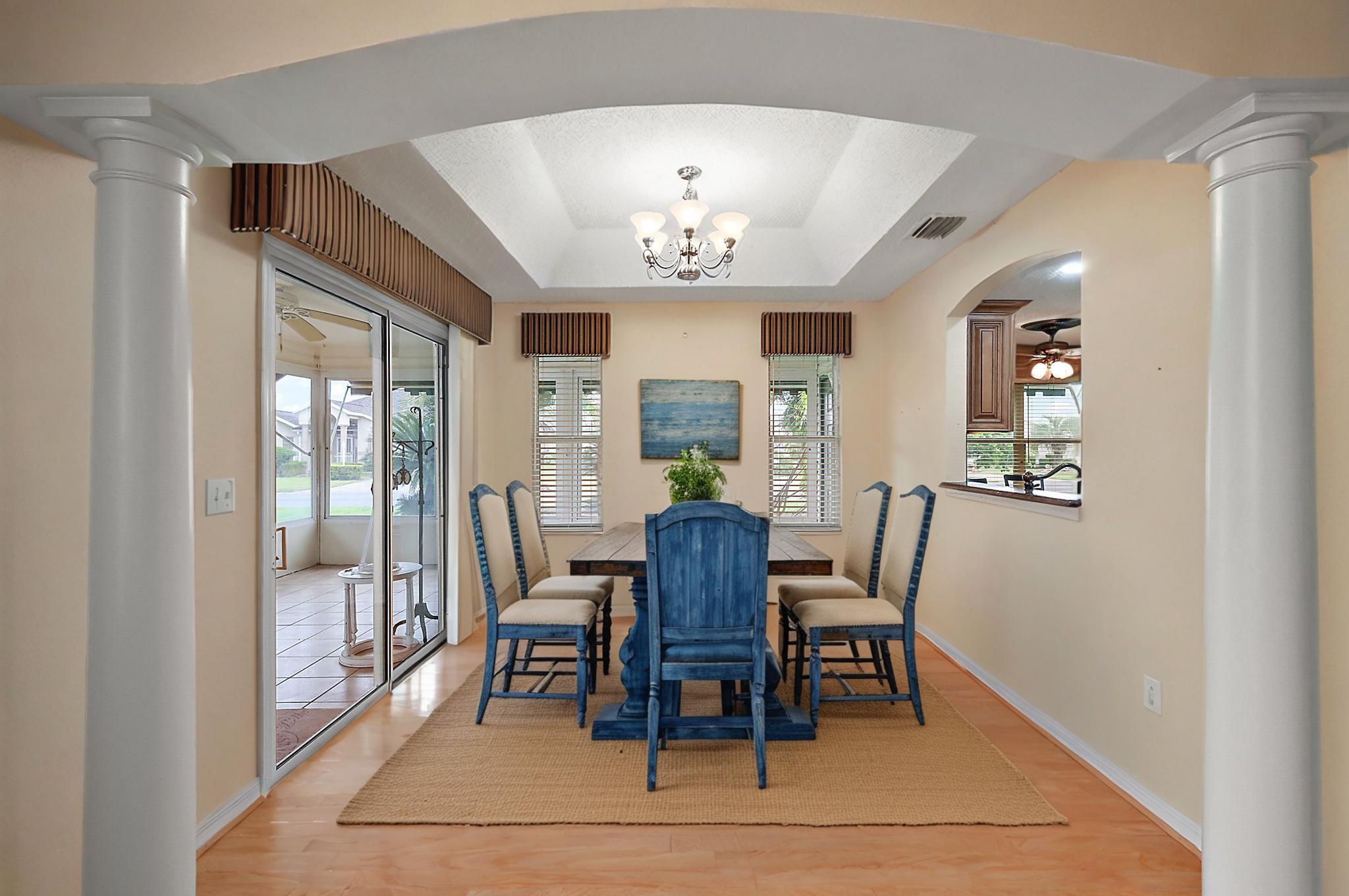 Virtually Staged- Dining Room