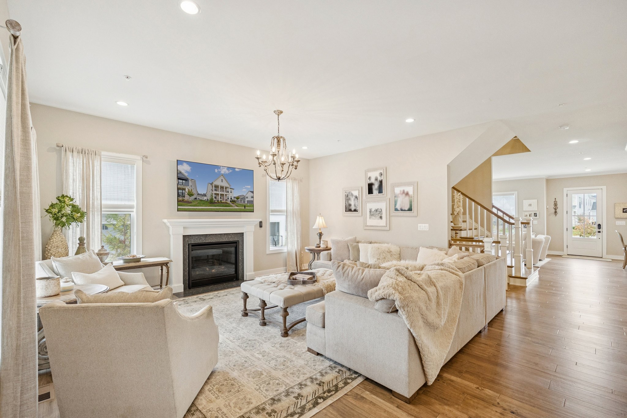 Family Room with Gas Fireplace
