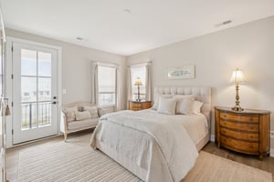 Bedroom 2 with Access to Upper Level Deck