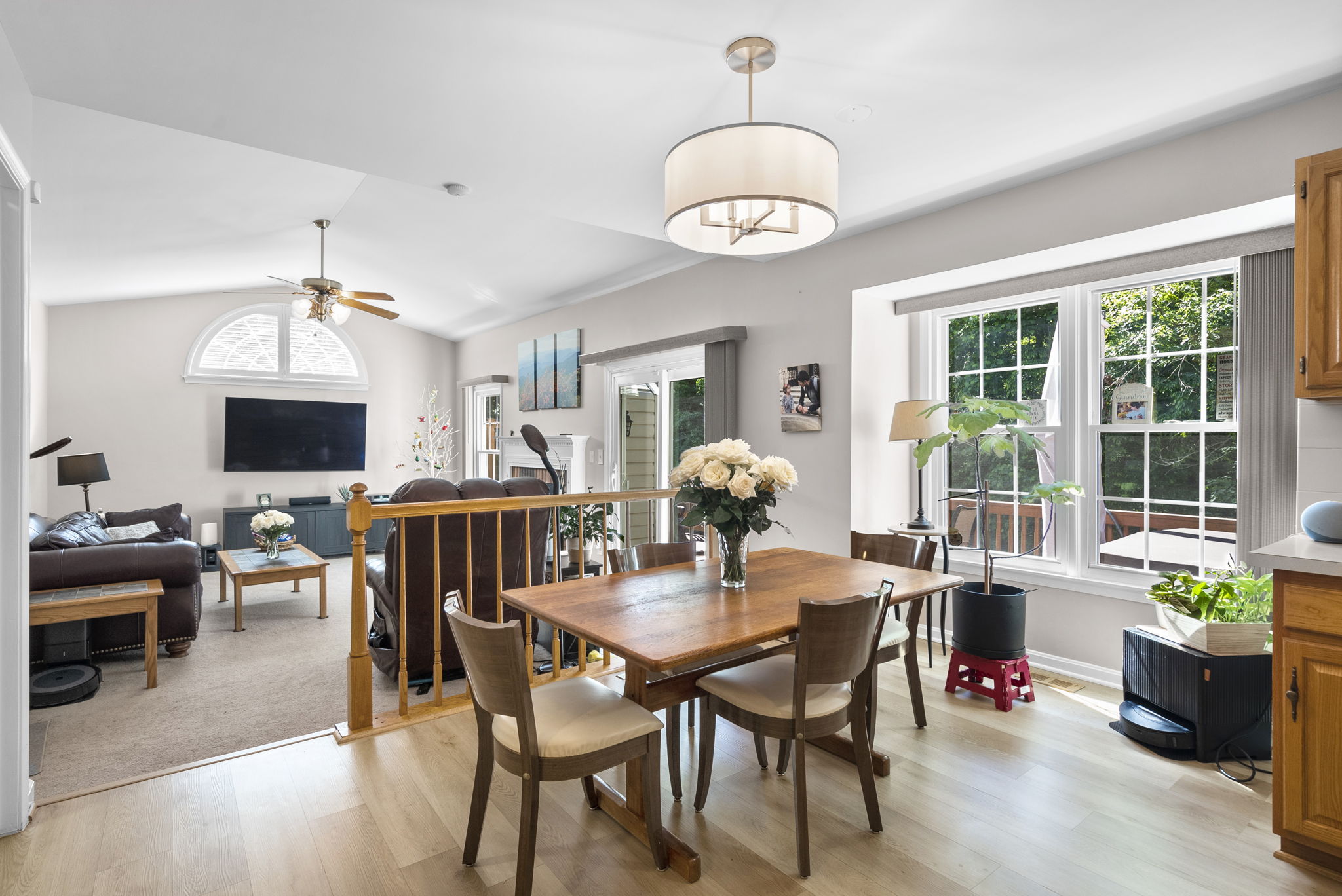 Dining Area and Family Room