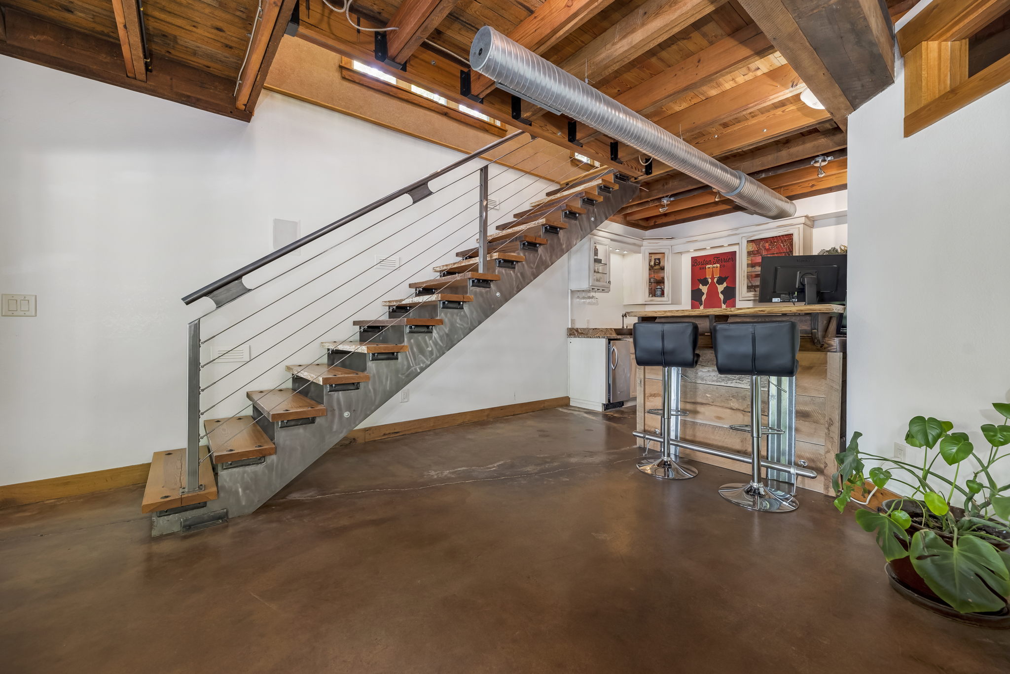 Stairs fabricated at Waltrip racing!