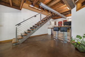 Stairs fabricated at Waltrip racing!