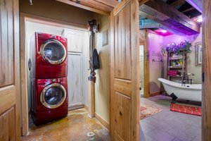 Washer/Dryer with room for storage!