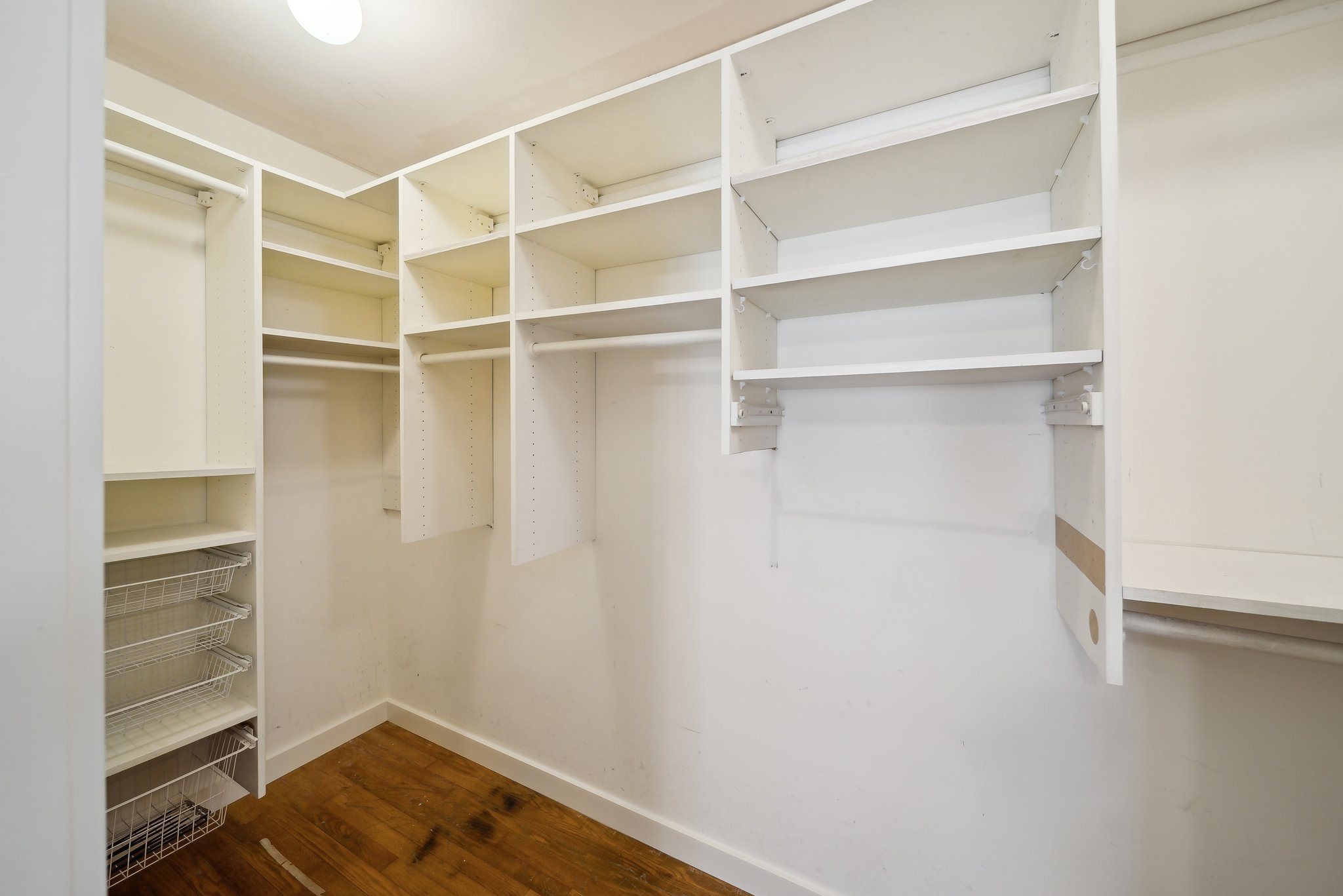 Primary walk-in closet
