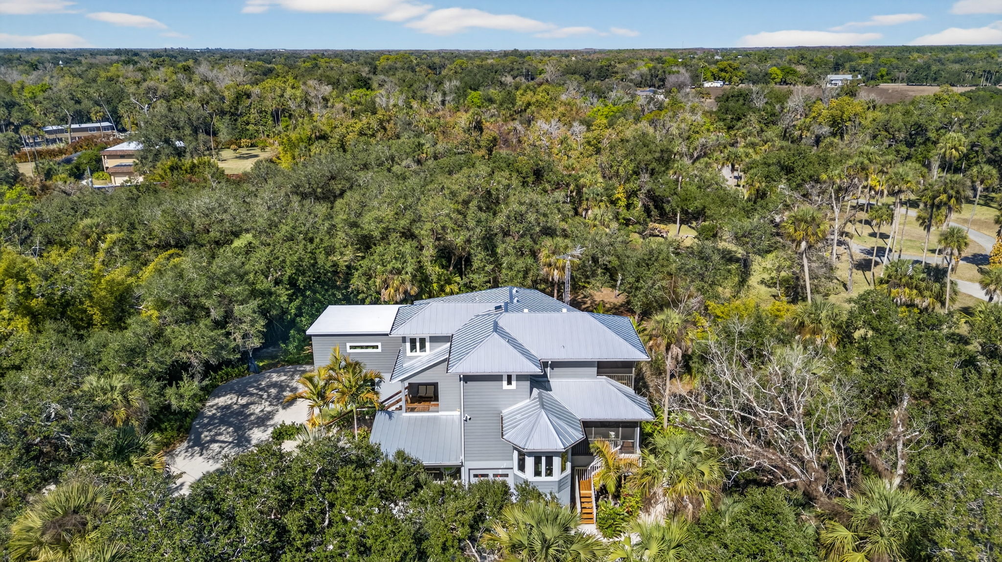 Aerial Front Exterior 1