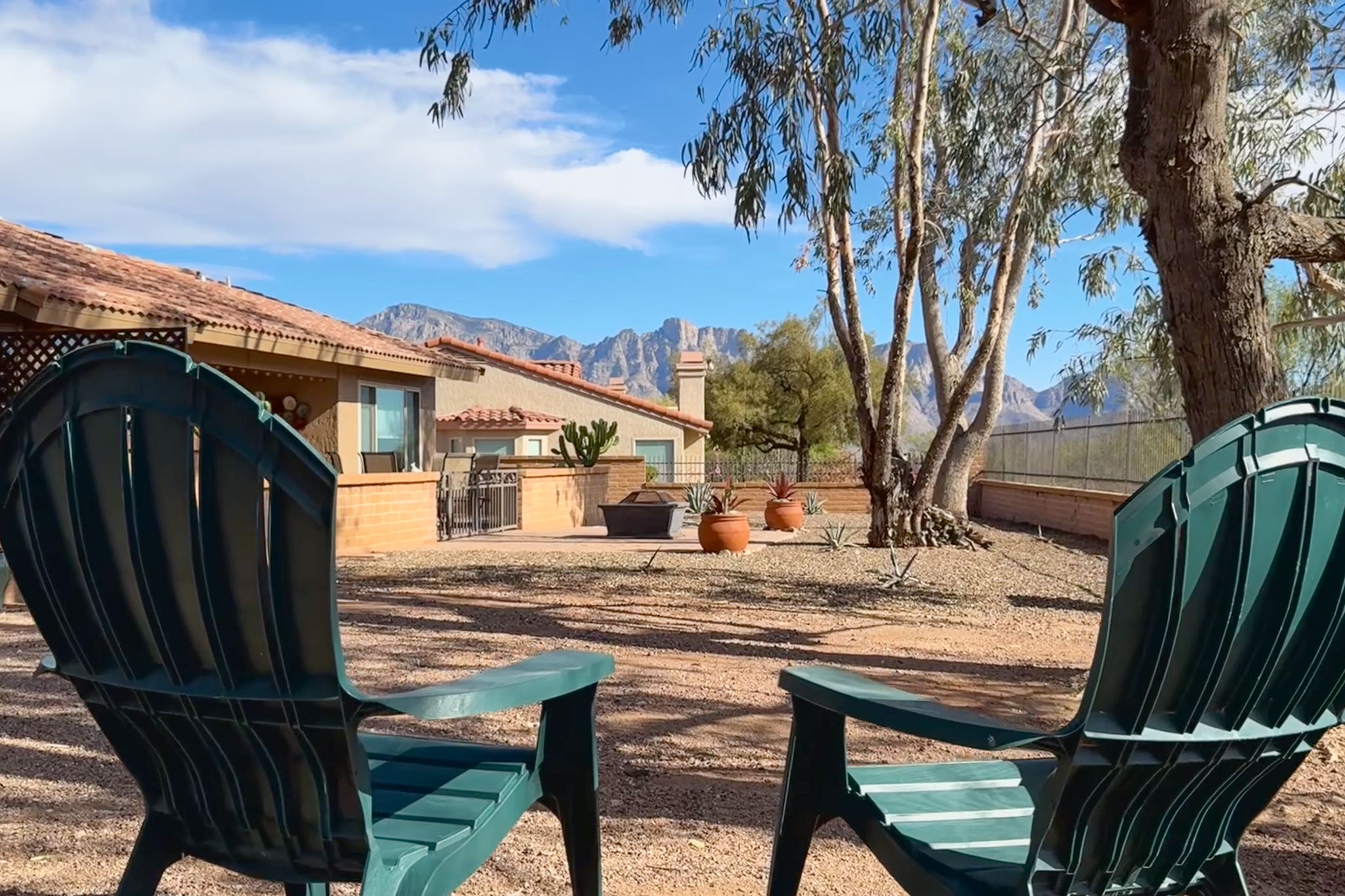 Yard with a view