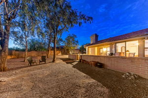 Extended backyard