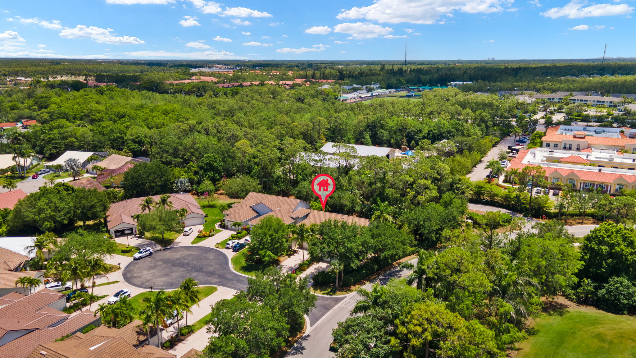 Aerial Front Exterior 2 - marker